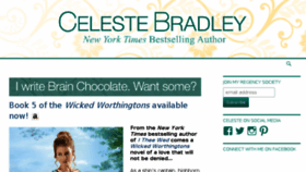 What Celestebradley.com website looked like in 2017 (6 years ago)