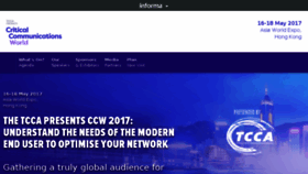 What Criticalcommunicationsworld.com website looked like in 2017 (6 years ago)