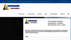 What Corporacioninformatica.com website looked like in 2017 (6 years ago)