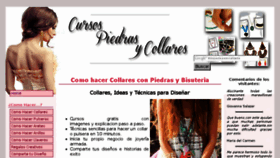 What Cursos-piedras-y-collares.com website looked like in 2017 (6 years ago)