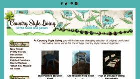 What Countrystyleliving.co.uk website looked like in 2017 (6 years ago)