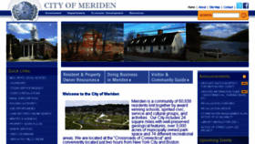 What Cityofmeriden.org website looked like in 2017 (6 years ago)