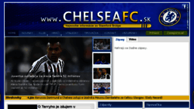 What Chelseafc.sk website looked like in 2017 (6 years ago)