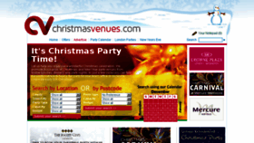 What Christmasvenues.com website looked like in 2017 (6 years ago)