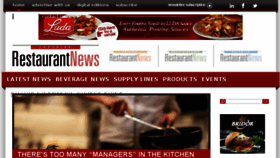 What Canadianrestaurantnews.com website looked like in 2017 (6 years ago)