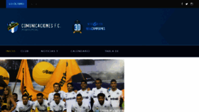 What Comunicacionesfc.com website looked like in 2017 (6 years ago)