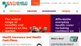 What Connect.healthshield.co.uk website looked like in 2017 (6 years ago)