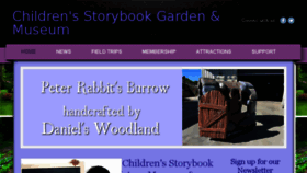 What Childrensstorybookgarden.org website looked like in 2017 (6 years ago)