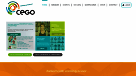What Cego.be website looked like in 2017 (8 years ago)