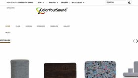 What Coloryoursound.com website looked like in 2017 (6 years ago)