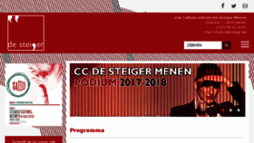 What Ccdesteiger.be website looked like in 2017 (6 years ago)