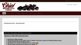 What Chiefmotorcycleforum.com website looked like in 2017 (6 years ago)