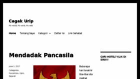 What Cagakurip.com website looked like in 2017 (6 years ago)