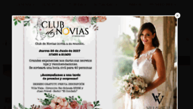 What Clubnovias.com website looked like in 2017 (6 years ago)