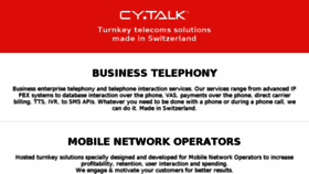 What Cytalk.com website looked like in 2017 (6 years ago)