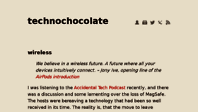 What Chuckskoda.com website looked like in 2017 (6 years ago)