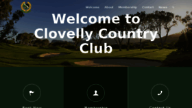 What Clovelly.co.za website looked like in 2017 (6 years ago)