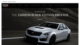 What Cadillaceurope.com website looked like in 2017 (8 years ago)