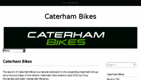 What Caterhambikes.com website looked like in 2017 (6 years ago)