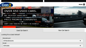 What Cars2.co.uk website looked like in 2017 (6 years ago)