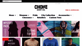 What Chokeshirtco.com website looked like in 2017 (6 years ago)