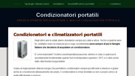 What Condizionatoreportatile.com website looked like in 2017 (6 years ago)