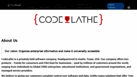 What Codelathe.com website looked like in 2017 (6 years ago)