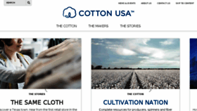 What Cottonusa.org website looked like in 2017 (9 years ago)