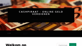 What Cashpiraat.nl website looked like in 2017 (6 years ago)