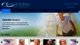 What Centralsydneyeye.com.au website looked like in 2017 (6 years ago)