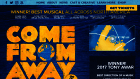What Comefromaway.com website looked like in 2017 (6 years ago)