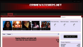 What Crimewatchers.net website looked like in 2017 (6 years ago)