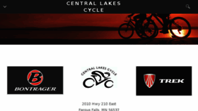 What Centrallakescycle.com website looked like in 2017 (6 years ago)
