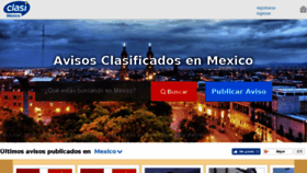 What Clasimexico.com website looked like in 2017 (6 years ago)