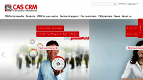 What Cas-crm.com website looked like in 2017 (6 years ago)