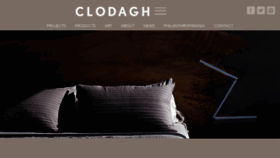 What Clodagh.com website looked like in 2017 (6 years ago)