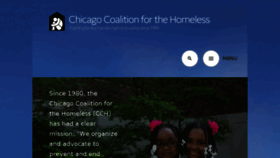 What Chicagohomeless.org website looked like in 2017 (6 years ago)