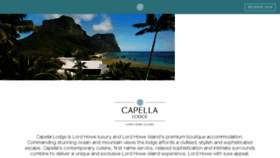 What Capellalodge.com.au website looked like in 2017 (6 years ago)