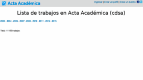What Cdsa.aacademica.org website looked like in 2017 (6 years ago)
