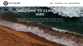What Click-car-hire.com website looked like in 2017 (6 years ago)