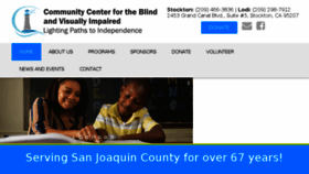 What Communitycenterfortheblind.org website looked like in 2017 (6 years ago)