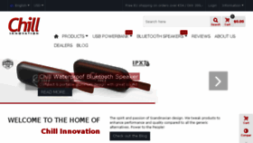 What Chill-innovation.com website looked like in 2017 (6 years ago)