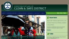 What Cleanandsafepdx.com website looked like in 2017 (6 years ago)