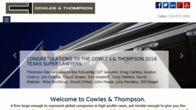 What Cowlesthompson.com website looked like in 2017 (6 years ago)