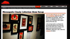 What Cloudycollection.com website looked like in 2017 (6 years ago)