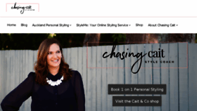 What Chasingcait.com website looked like in 2017 (6 years ago)