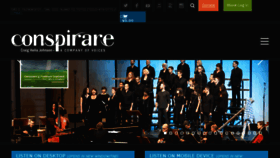 What Conspirare.org website looked like in 2017 (8 years ago)