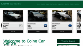 What Colnecarcentre.co.uk website looked like in 2017 (6 years ago)
