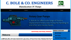 What Cbolepumps.com website looked like in 2017 (6 years ago)