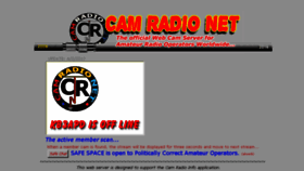 What Camradio.net website looked like in 2017 (6 years ago)